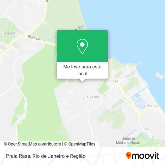 Praia Rasa mapa