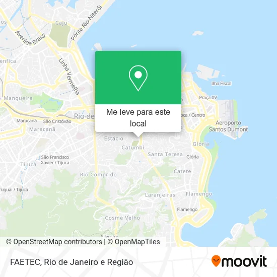 FAETEC mapa