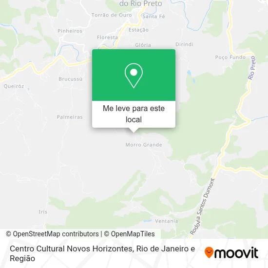 Centro Cultural Novos Horizontes mapa