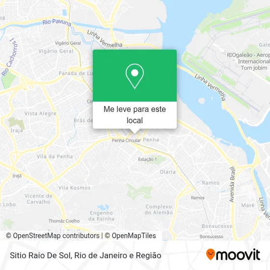 Sitio Raio De Sol mapa
