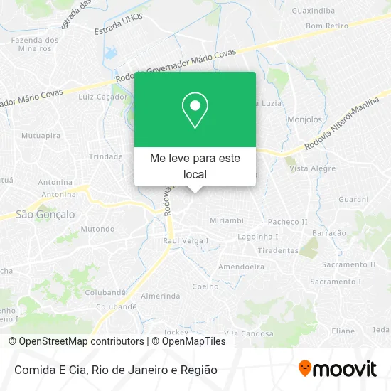 Comida E Cia mapa