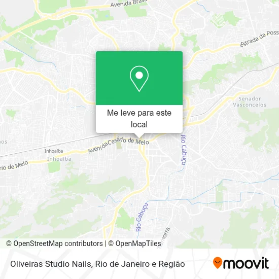 Oliveiras Studio Nails mapa