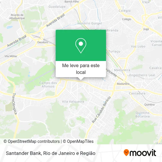 Santander Bank mapa