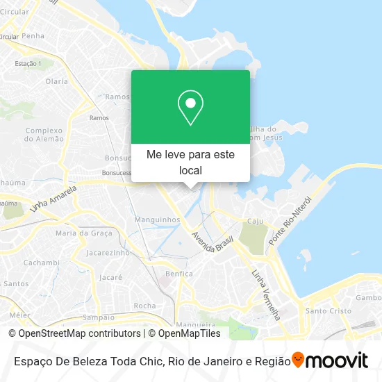Espaço De Beleza Toda Chic mapa