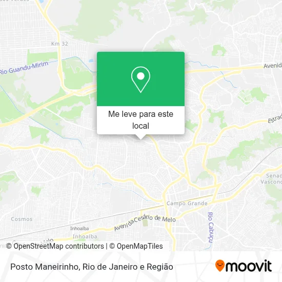 Posto Maneirinho mapa