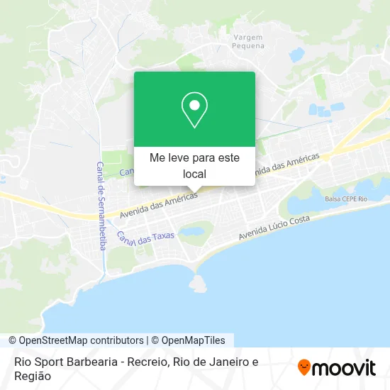 Rio Sport Barbearia - Recreio mapa