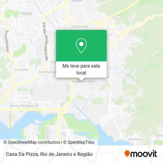Casa Da Pizza mapa