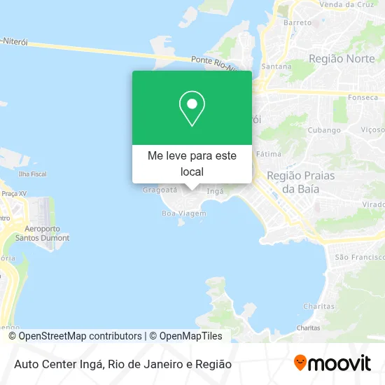 Auto Center Ingá mapa