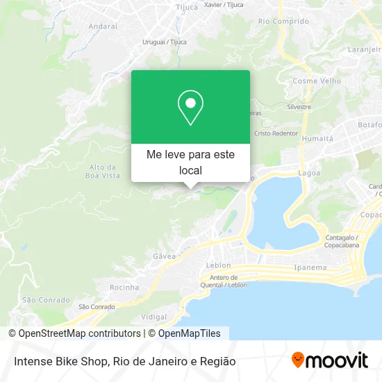 Intense Bike Shop mapa