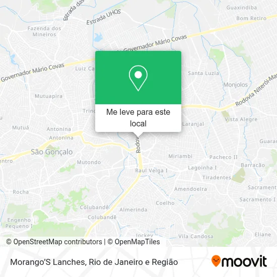 Morango’S Lanches mapa