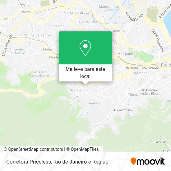 Corretora Priceless mapa