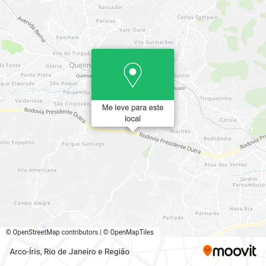 Arco-Íris mapa