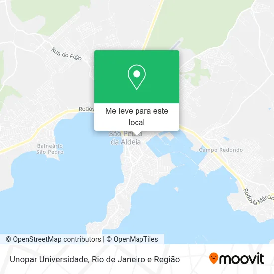 Unopar Universidade mapa