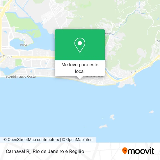 Carnaval Rj mapa
