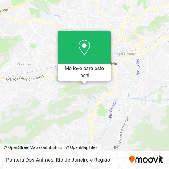 Pantera Dos Animes mapa