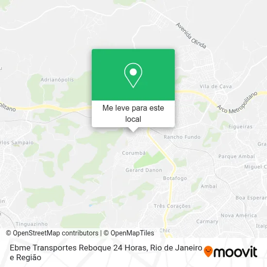 Ebme Transportes Reboque 24 Horas mapa