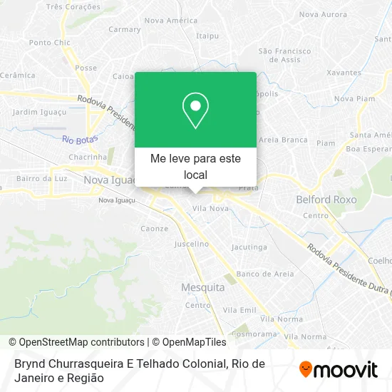 Brynd Churrasqueira E Telhado Colonial mapa