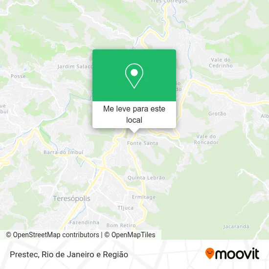 Prestec mapa