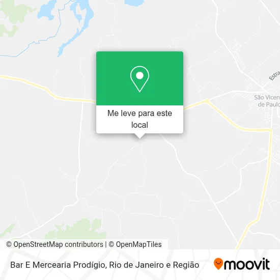Bar E Mercearia Prodígio mapa