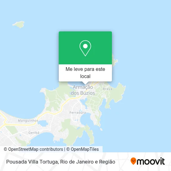 Pousada Villa Tortuga mapa