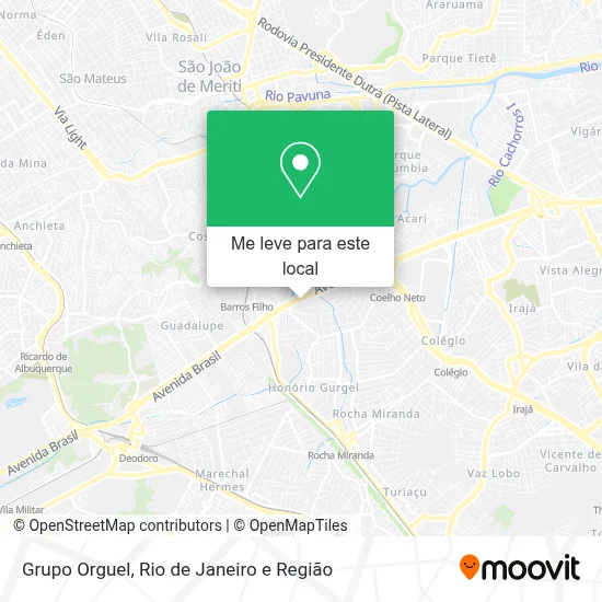 Grupo Orguel mapa