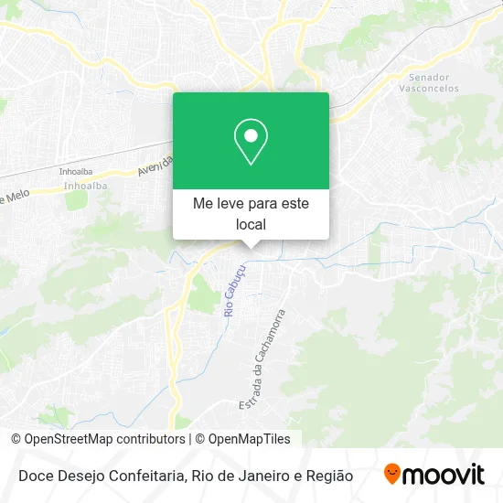 Doce Desejo Confeitaria mapa