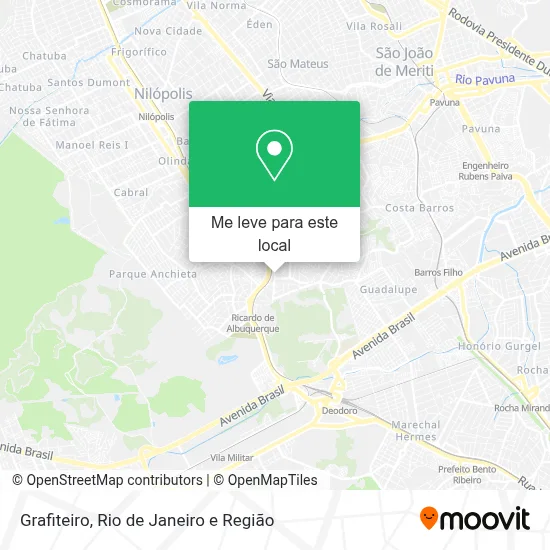 Grafiteiro mapa