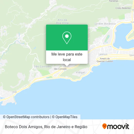Boteco Dois Amigos mapa