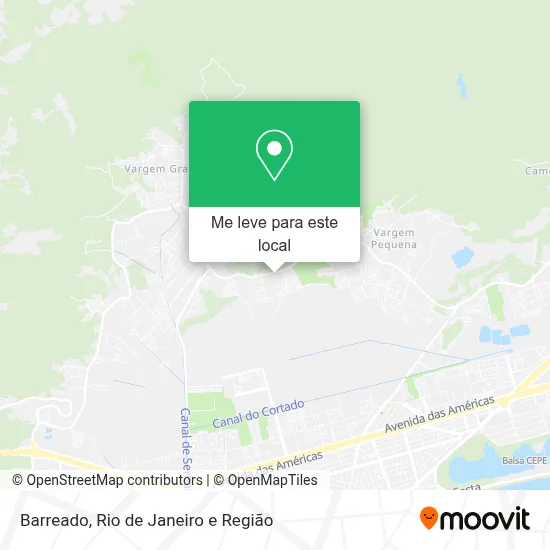 Barreado mapa