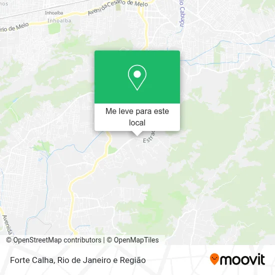 Forte Calha mapa