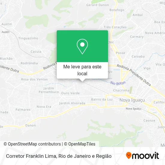 Corretor Franklin Lima mapa