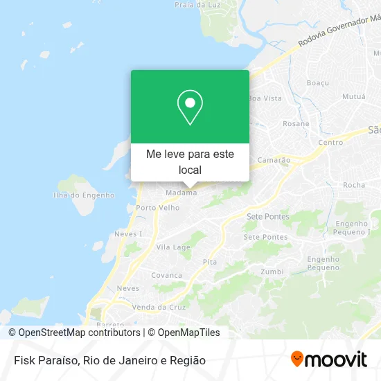Fisk Paraíso mapa