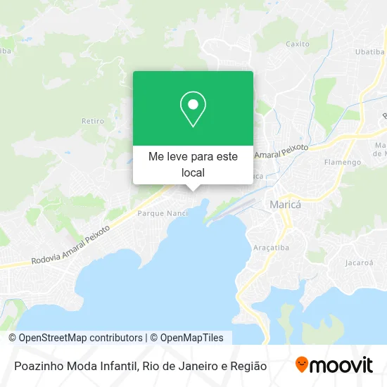 Poazinho Moda Infantil mapa