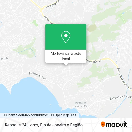 Reboque 24 Horas mapa