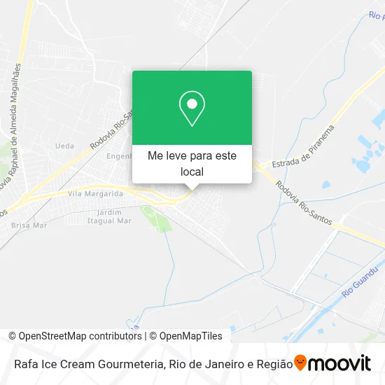 Rafa Ice Cream Gourmeteria mapa