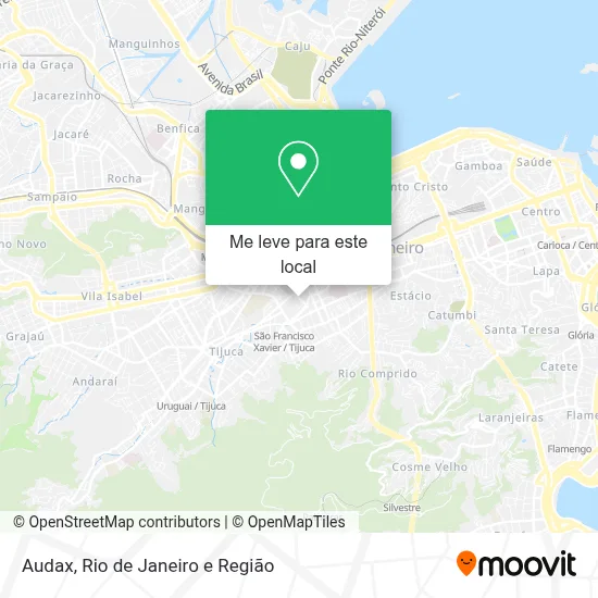 Audax mapa
