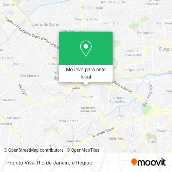Projeto Viva mapa