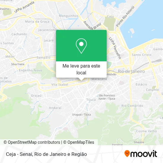 Ceja - Senai mapa
