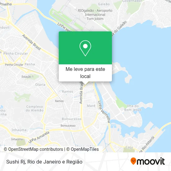 Sushi Rj mapa