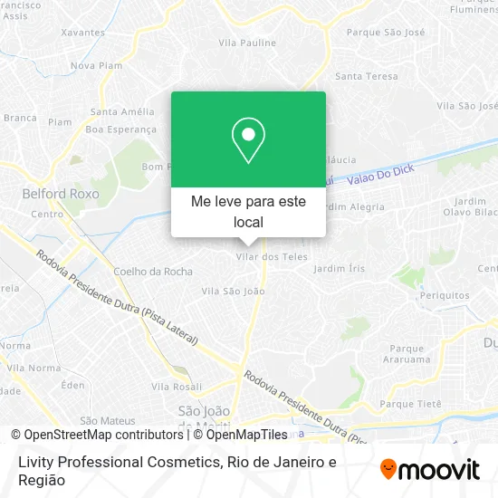 Livity Professional Cosmetics mapa