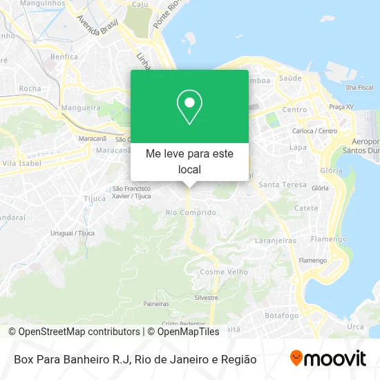 Box Para Banheiro R.J mapa