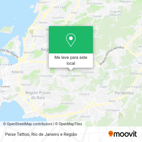 Peixe Tattoo mapa