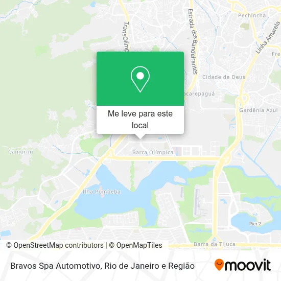 Bravos Spa Automotivo mapa
