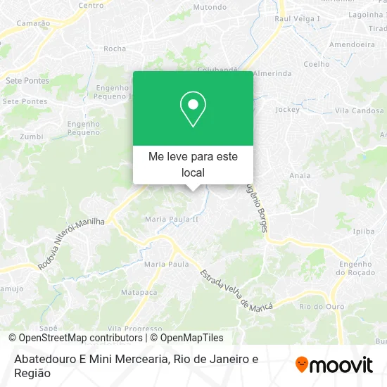 Abatedouro E Mini Mercearia mapa