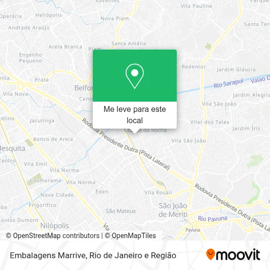 Embalagens Marrive mapa