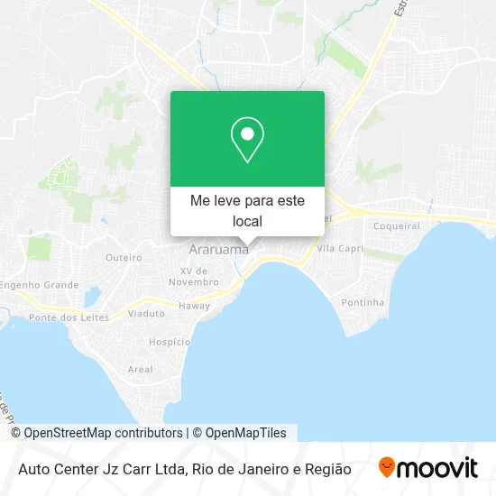 Auto Center Jz Carr Ltda mapa