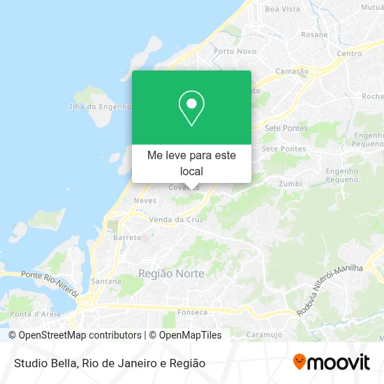 Studio Bella mapa