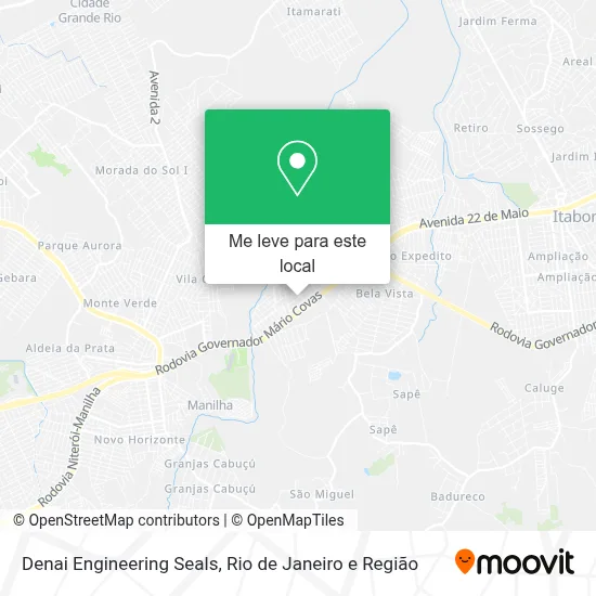 Denai Engineering Seals mapa