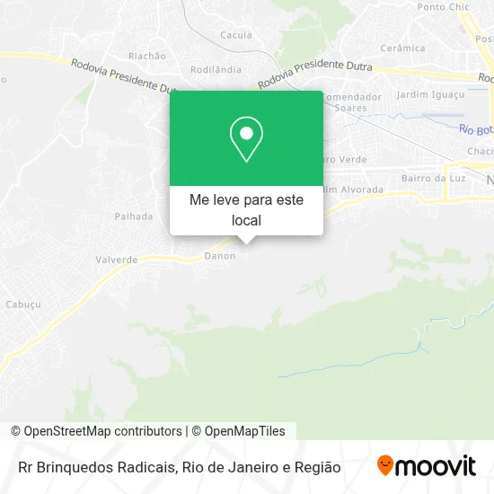 Rr Brinquedos Radicais mapa