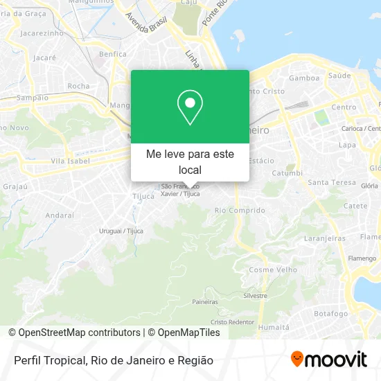 Perfil Tropical mapa